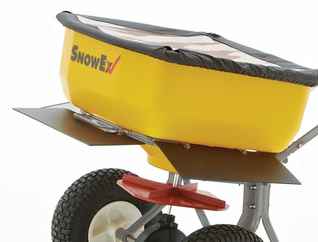 SOLD OUT - Available for Special Order. Call for Price. New SnowEx SP 65 Model, Walk Behind Steel frame, Poly Hopper Spreader, Walk Behind